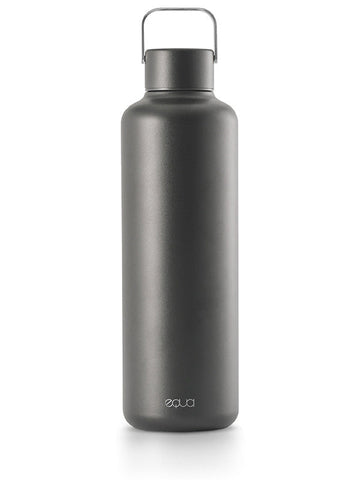 زجاجة تايملس دارك من الفولاذ المقاوم للصدأ سوداء - 1000 مللي