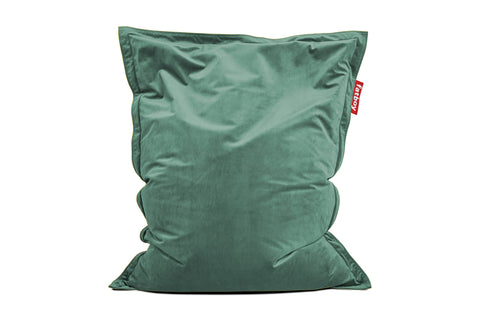 Original Slim Velvet Beanbag (Recycled) - Sage