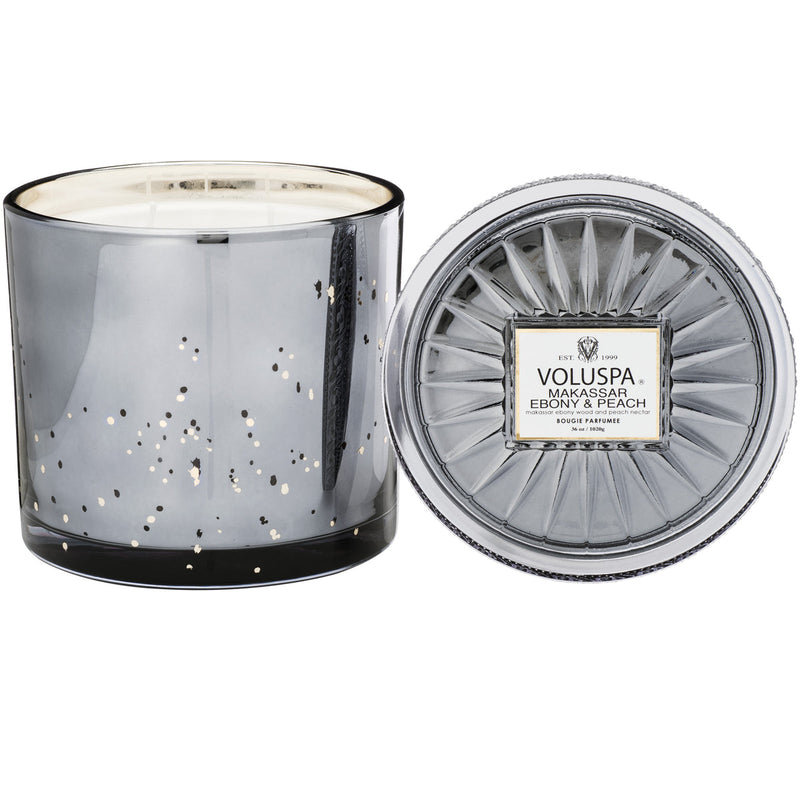 Makassar Ebony & Peach Grande Maison Candle