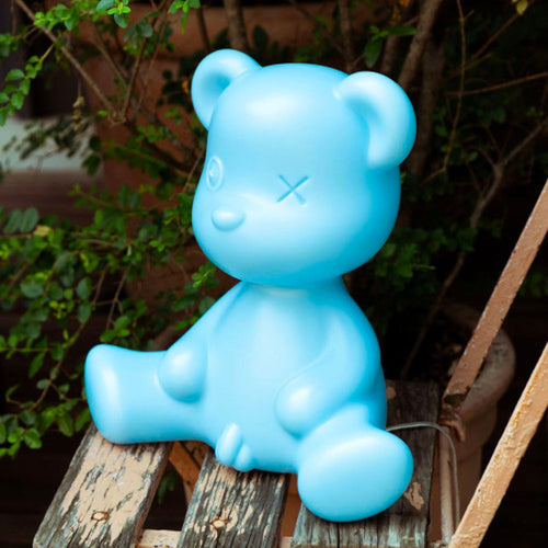 مصباح الدب للأولاد تيدي بوي - أزرق فاتح