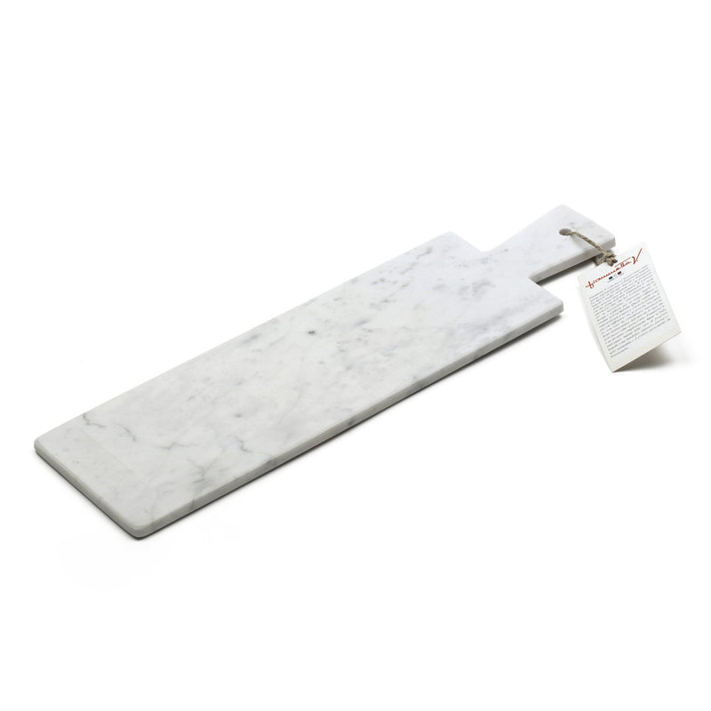 White Carrara Marble Long Chopping Board