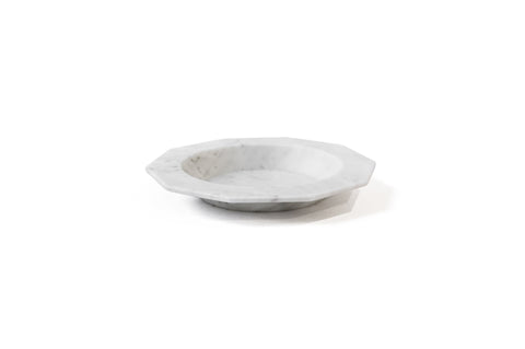 Soup Plate in Satin Marble