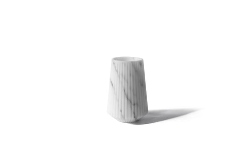 Striped Short Vase