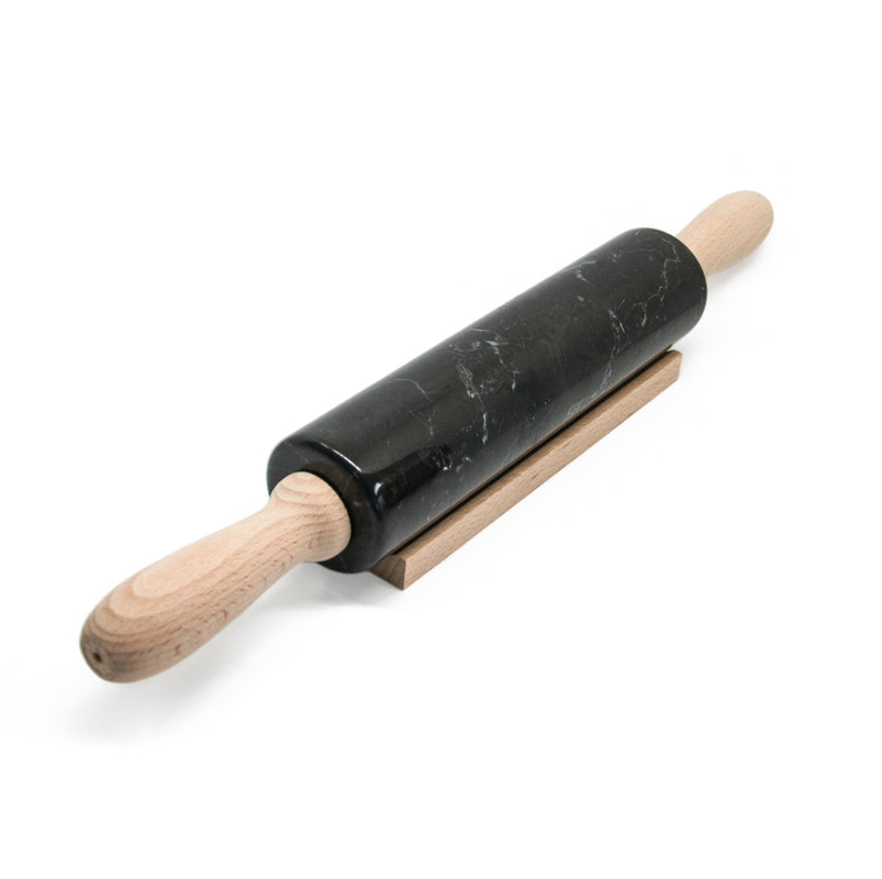 Marble Rolling Pin with Wooden Handle