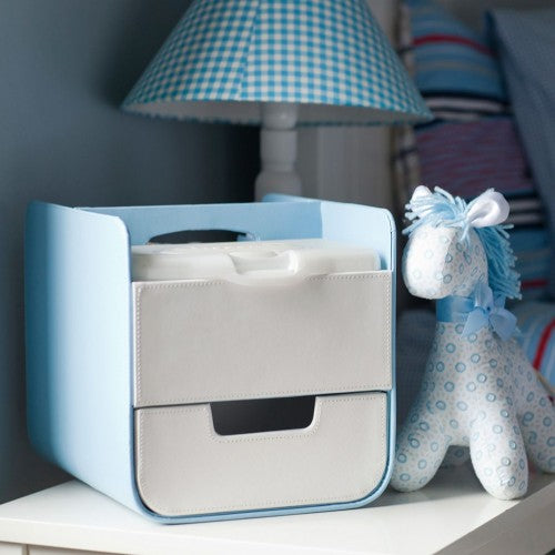 Caddy Blue Lagoon Diaper Box