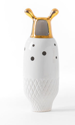 Showtime 10 Vase N°5 - White Golden Lid