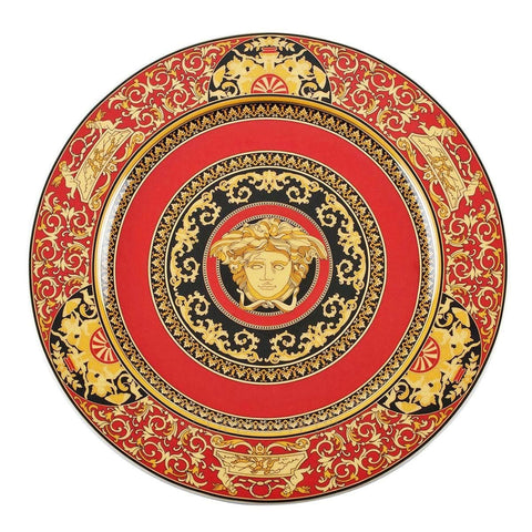 Versace-Medusa Red Service Plate