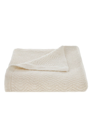 Wave Knitted Throw